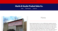 Desktop Screenshot of martinandsnyder.com